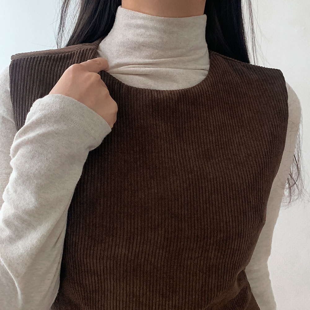 여성목티 반폴라티 반목티 - 상세 이미지 2