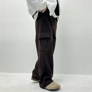 1+1 남자골덴조거팬츠 기모카고바지 양털바지 착용 후기 | 사이즈/핏 총정리 - 상품 이미지 3