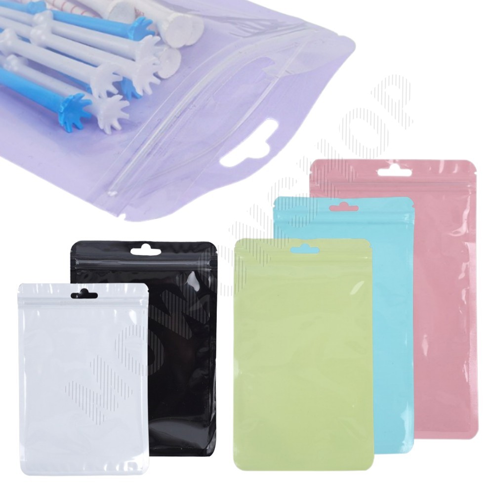 걸이 지퍼백 진열 포장 고리 매장 지퍼팩 다회용 7종