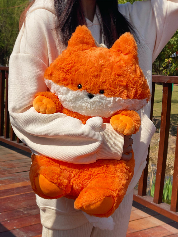 사막여우인형 뽀글이 여우 애착 인형 40cm - 메인 이미지