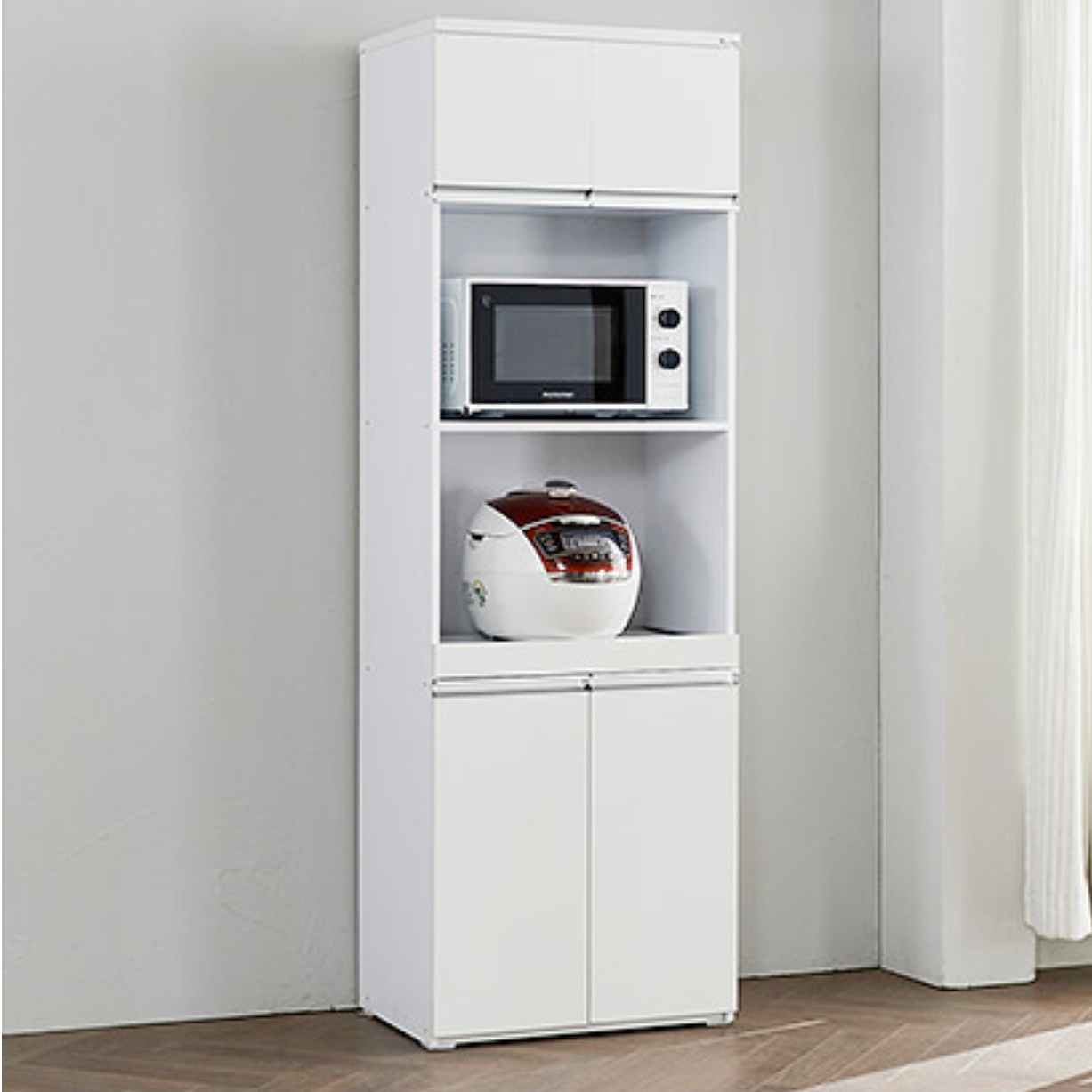 광파오븐장 렌즈다이 전기밥솥 수납장 키높이 높은 에어프라이어 수납 전자렌지 키큰장 렌지대