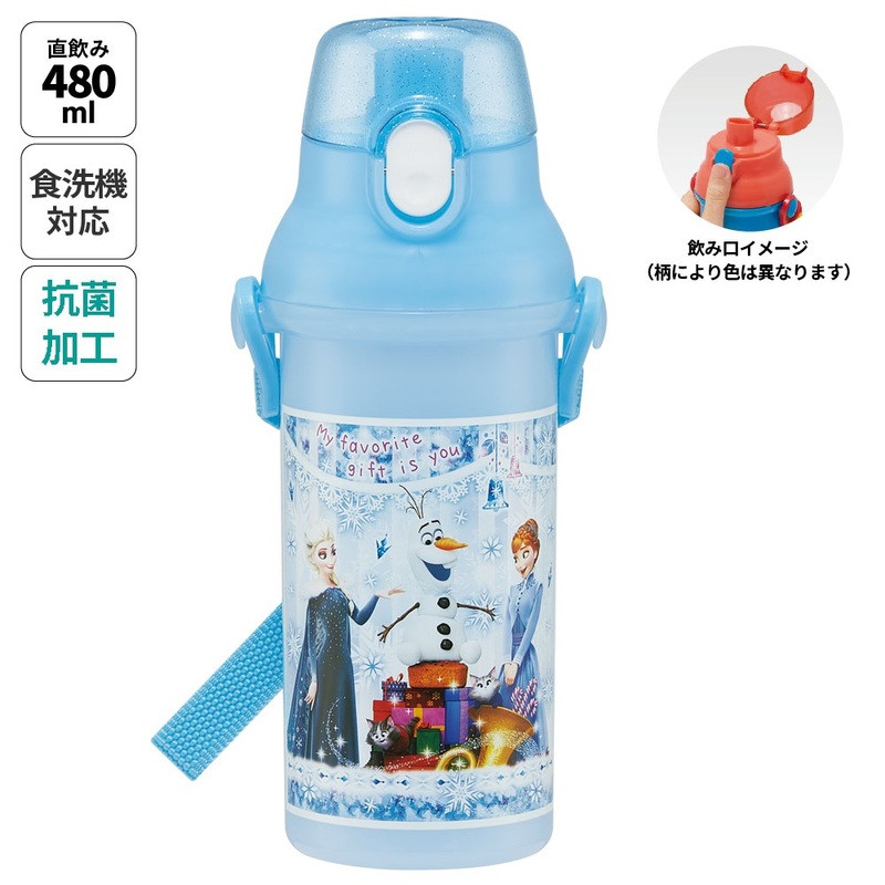 스케이터 겨울왕국 캐릭터 원터치 다이렉트 보틀 480ml PSB5SANAG - 주방·식기 - 하카타몰