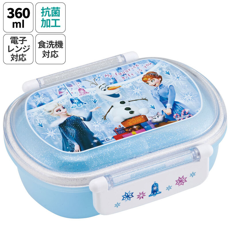 스케이터 겨울왕국 캐릭터 항균 도시락 런치박스 360ml QAF2BAAG - 주방·식기 - 하카타몰