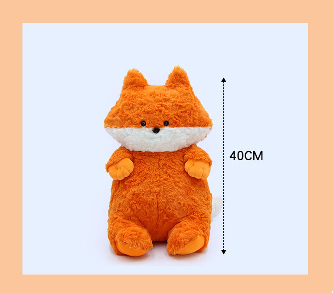 사막여우인형 뽀글이 여우 애착 인형 40cm - 상세 이미지 2