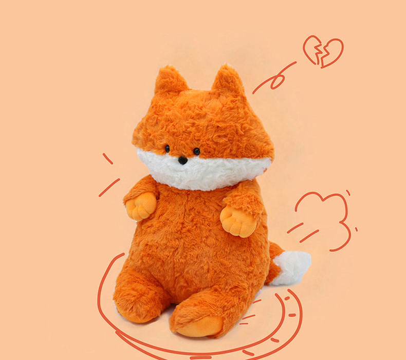 사막여우인형 뽀글이 여우 애착 인형 40cm - 상세 이미지 3