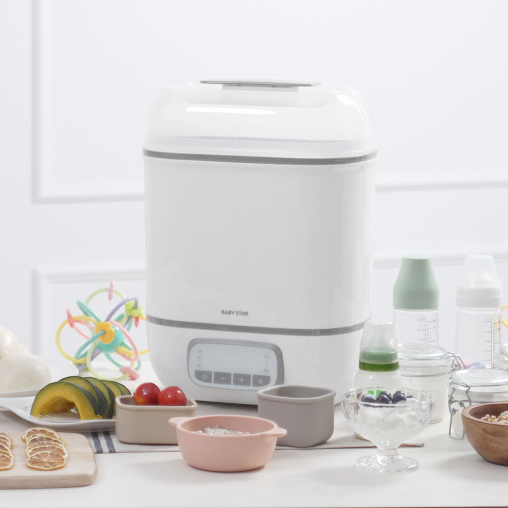 리빙웰 베이비스타 4in1 스팀 건조 젖병 소독기 BS610A