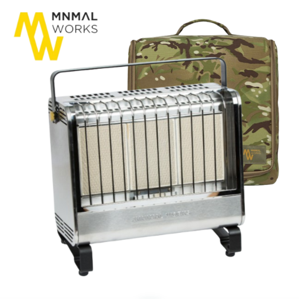 미니멀웍스 캠핑 가스 난로 열기 히터 백 세트 캠핑난로