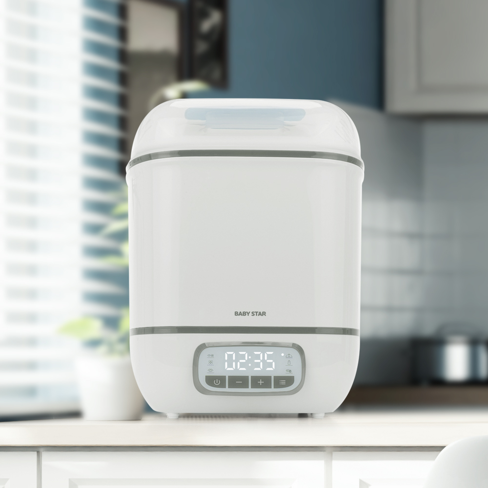 리빙웰 베이비스타 4in1 스팀 건조 젖병 소독기 BS610A