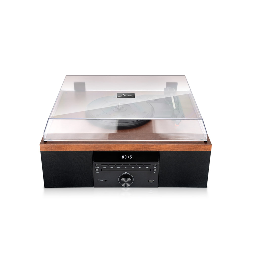 브리츠 레트로 LP 턴테이블 블루투스 5.3 오디오 스피커 CD플레이 라디오 USB 재생 - 상세 이미지 4