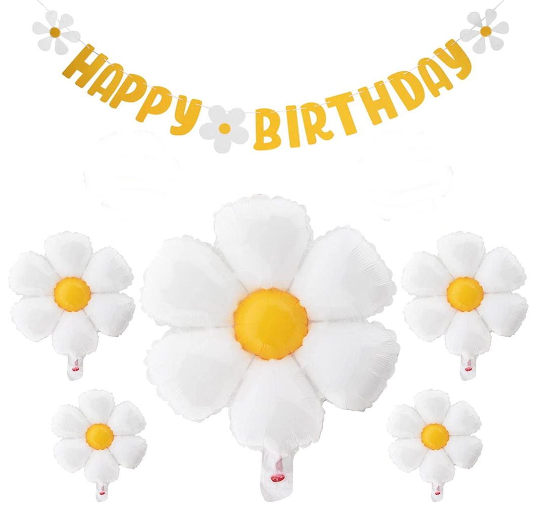 [미소쌤] 데이지 미니 파티팩 생일 가랜드 풍선 파티장식 환경구성 데코 환경판 행사