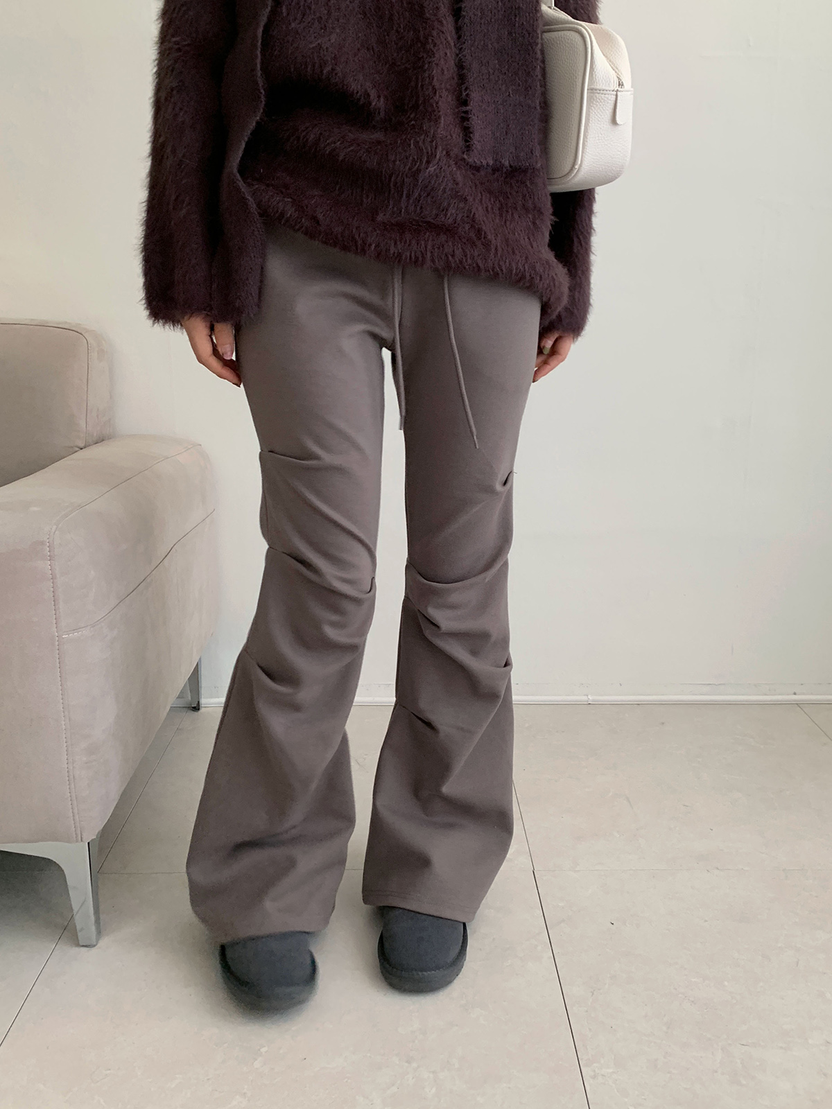 메이 셔링 부츠컷 팬츠 (2colors) 상세 이미지 14