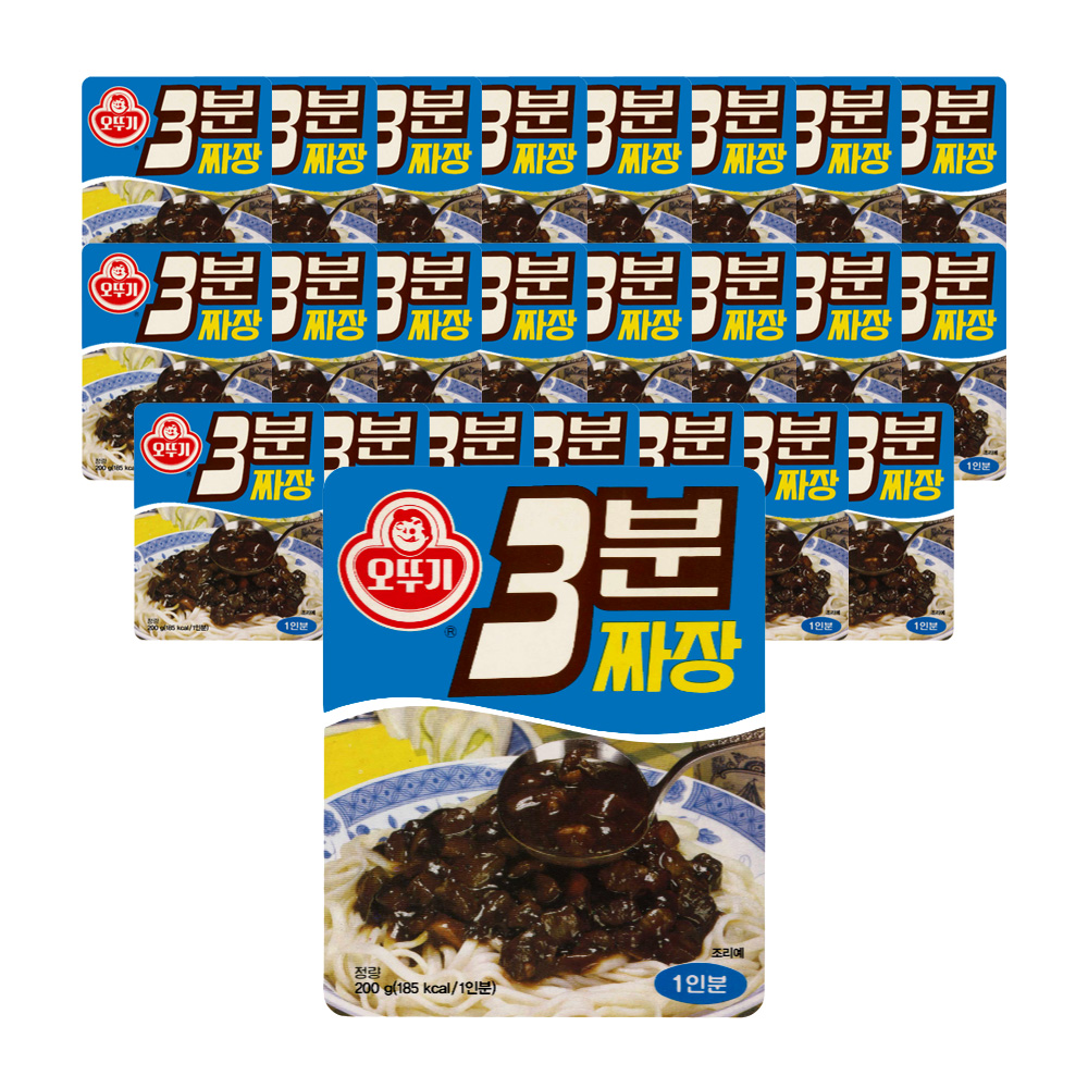 오뚜기 3분 레트로짜장 200g 24개 - 상품 이미지