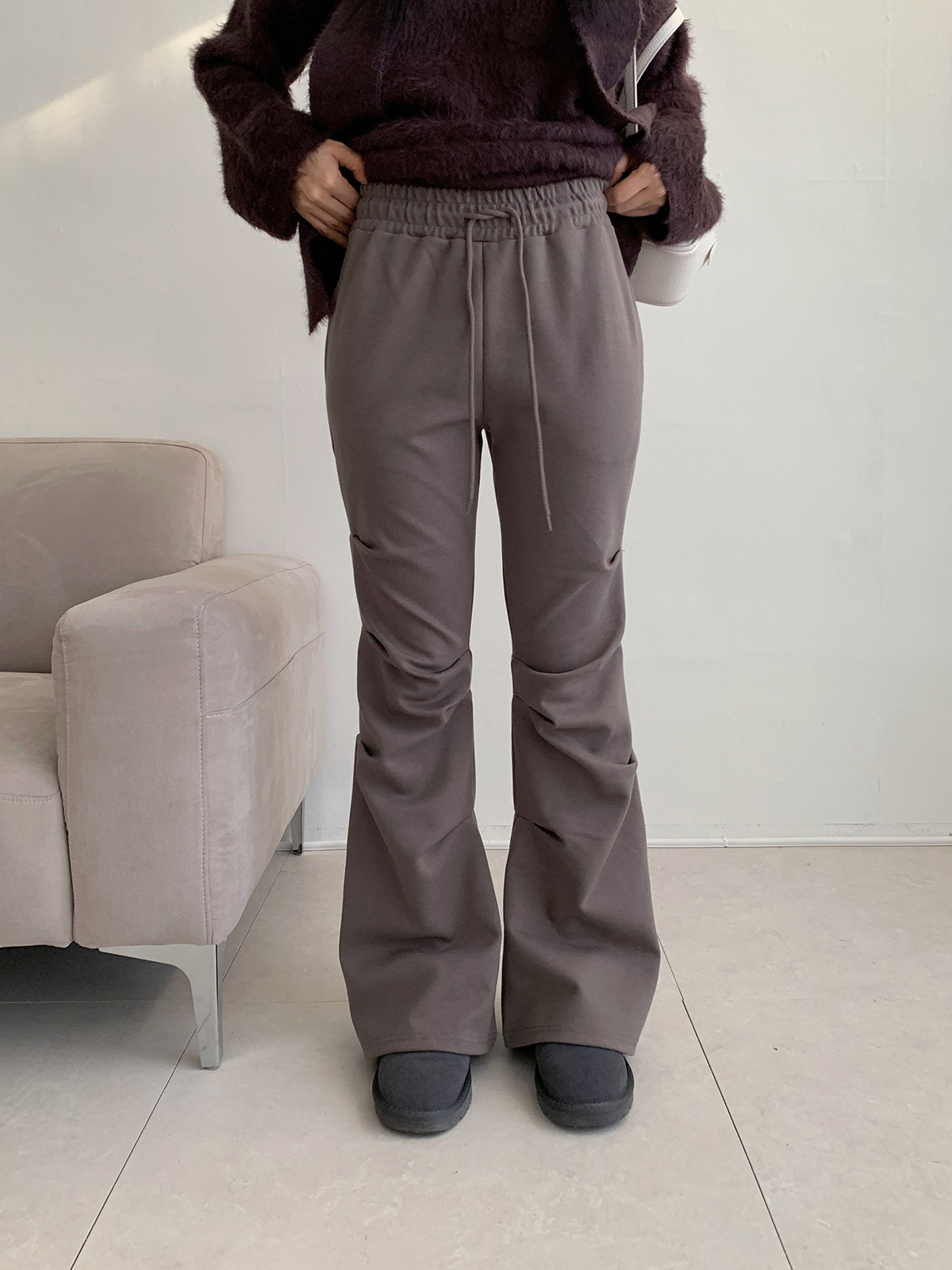메이 셔링 부츠컷 팬츠 (2colors) 상세 이미지 9