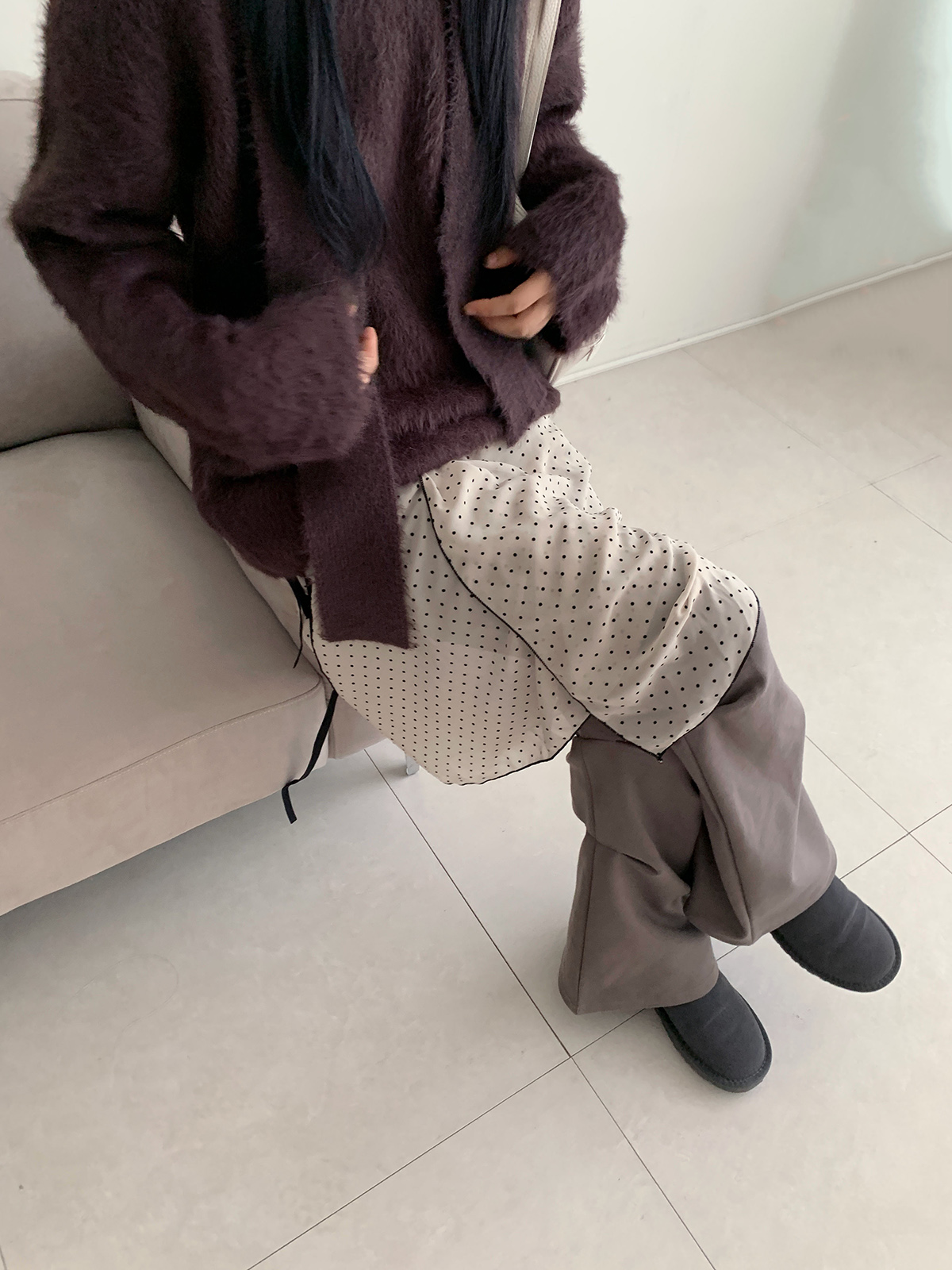 메이 셔링 부츠컷 팬츠 (2colors) 상세 이미지 21