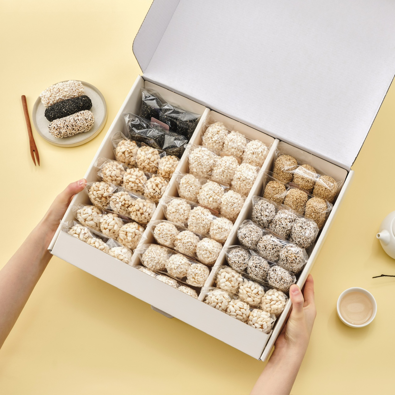 강원도 수제 한과 선물세트 유과 추석 명절 거래처 선물 개별포장 900g