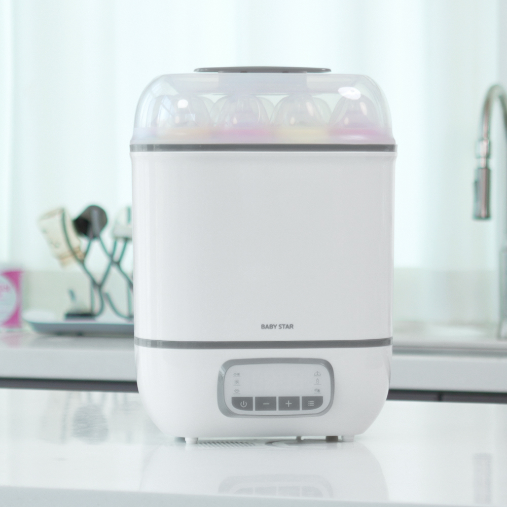 리빙웰 베이비스타 4in1 스팀 건조 젖병 소독기 BS610A