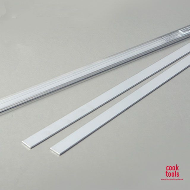 알루미늄 낮은 각봉 쿠키 케이크 베이킹 반죽봉 사각봉 5mm 50cm 2P - 메인 이미지