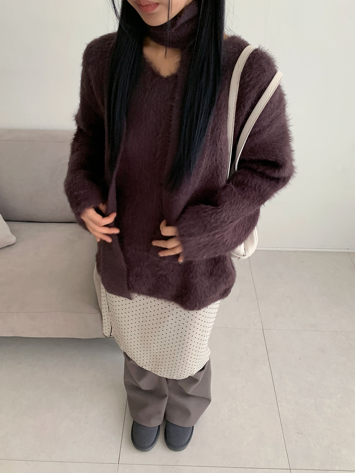 메이 셔링 부츠컷 팬츠 (2colors) 상세 이미지 20