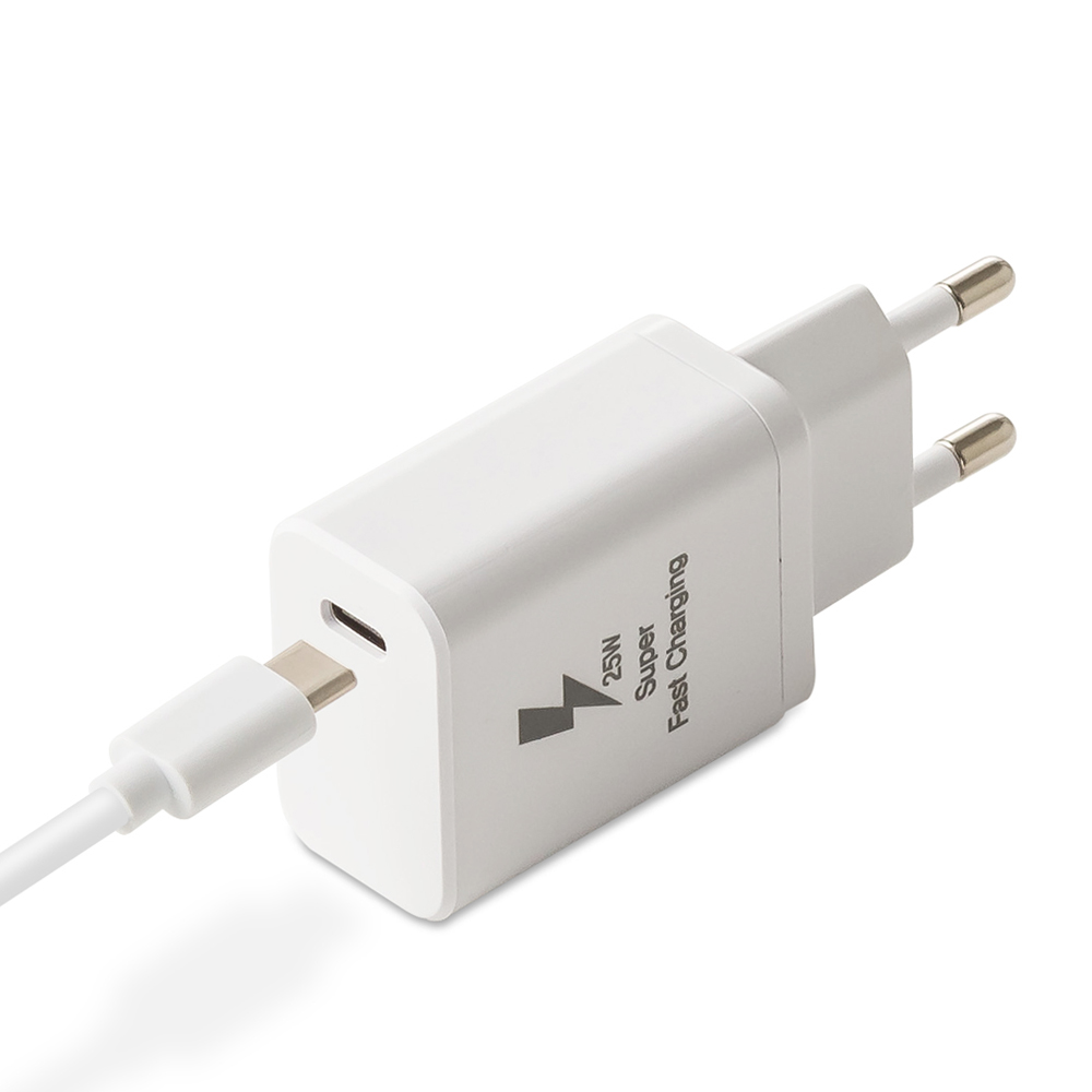 플라이토 PD 25W 1포트 고속충전기 갤럭시 아이폰 호환 휴대폰 급속충전기 C타입