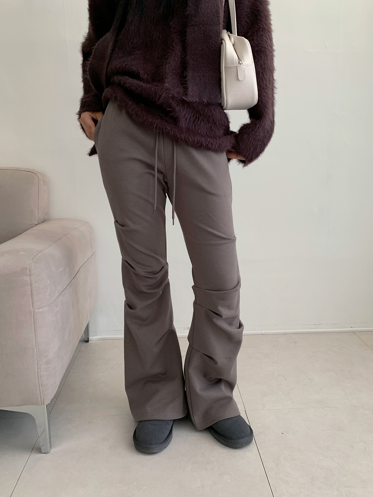 메이 셔링 부츠컷 팬츠 (2colors) 상세 이미지 13