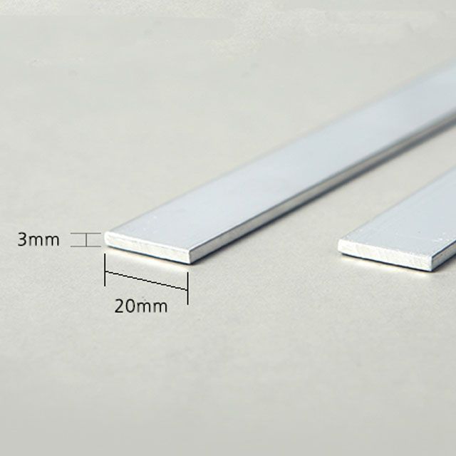 알루미늄 낮은 각봉 쿠키 케이크 베이킹 반죽봉 사각봉 5mm 50cm 2P - 상세 이미지 4
