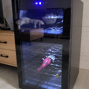 엘바 미니와인셀러 와인냉장고 가정용 소형 집들이 혼수 홈바 24병 트레이... 개봉기 | 실사용 후기 - 상품 이미지 2