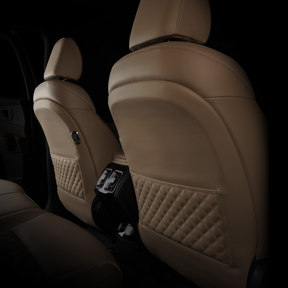 크레이지몬스터 더 뉴 쏘렌토 MQ4 페이스리프트 시트백커버 킥매트 좌우세트 제품 이미지