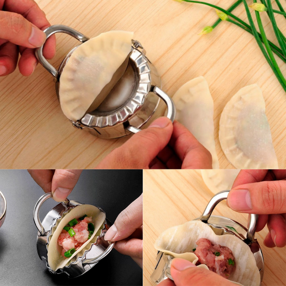 스테인리스 만두빚는기계 명절 만두 빚기 만들기 메이커 찍는 제조기 만두틀