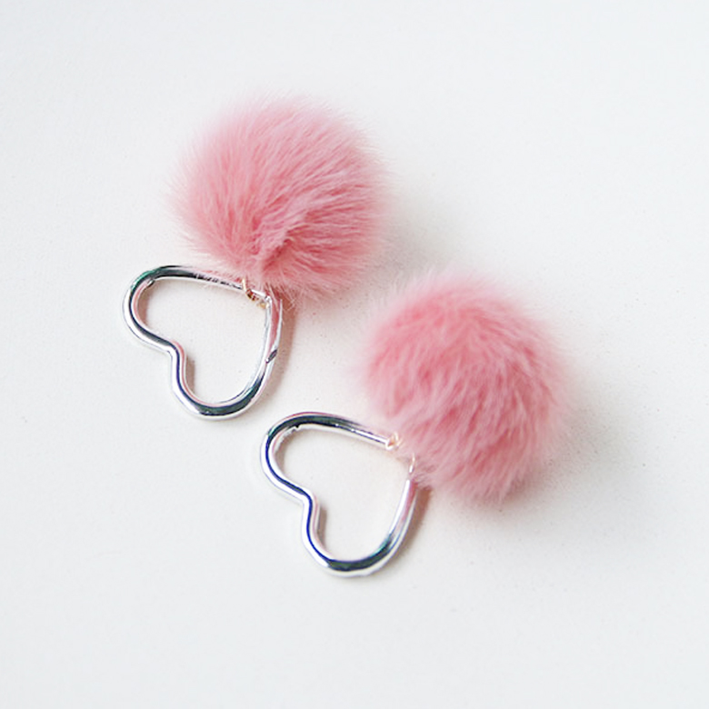 대용량 10개)18mm 큐티 파스텔 미니 인조밍크 털볼 폼폼이 펜던트 - 상세 이미지 3
