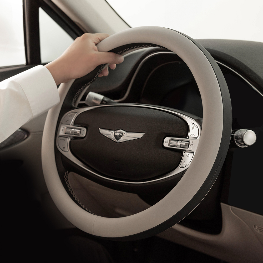 아임반 차량용 자동차 투톤 핸들커버 국내 제조 제품 이미지