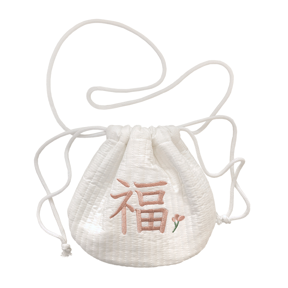 아기 복주머니 용돈가방 자수 복주머니 아기 용돈주머니