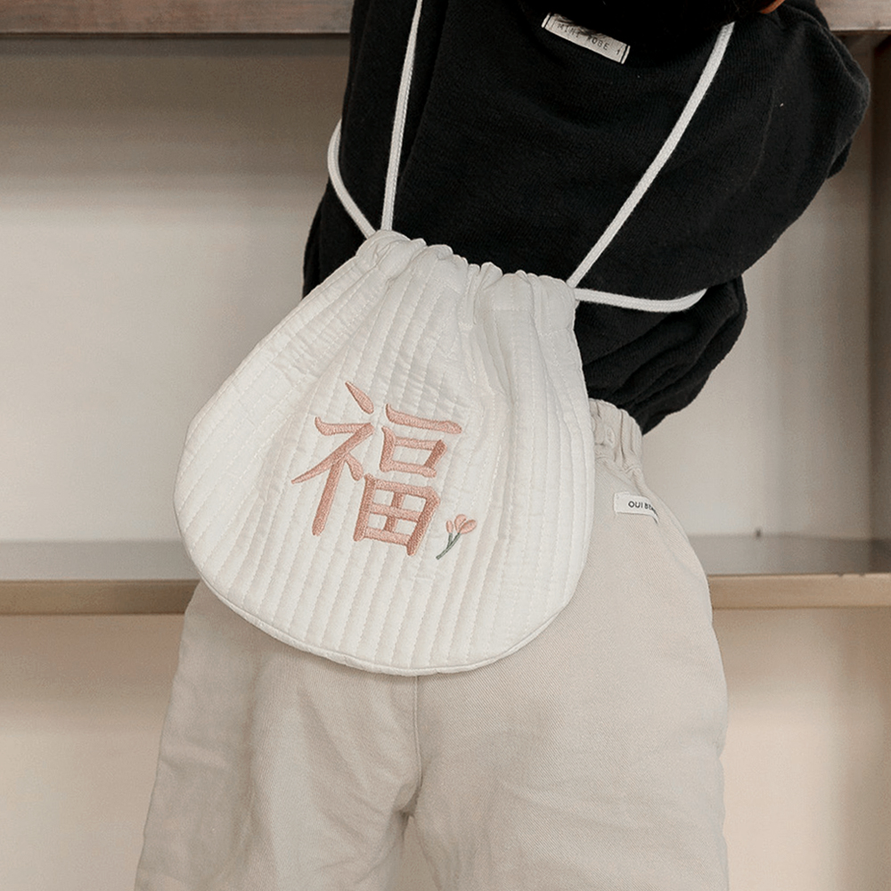 아기 복주머니 용돈가방 자수 복주머니 아기 용돈주머니