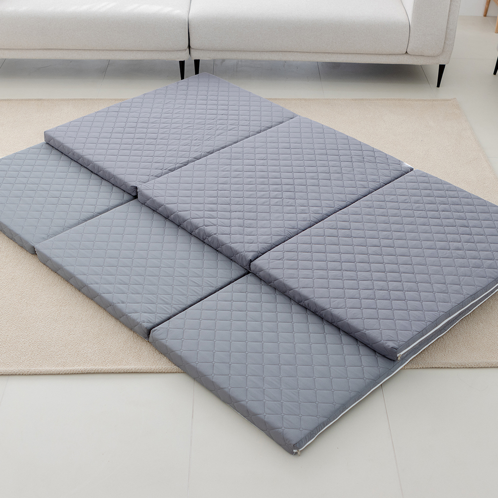 수면도감 탄탄한 매트리스 접이식 침대 바닥 토퍼 매트리스 S