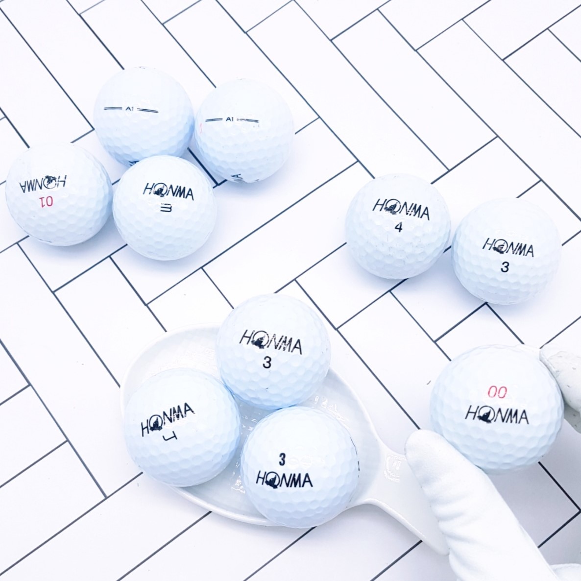 혼마 로스트볼 로스트 골프공 A 화이트 10구