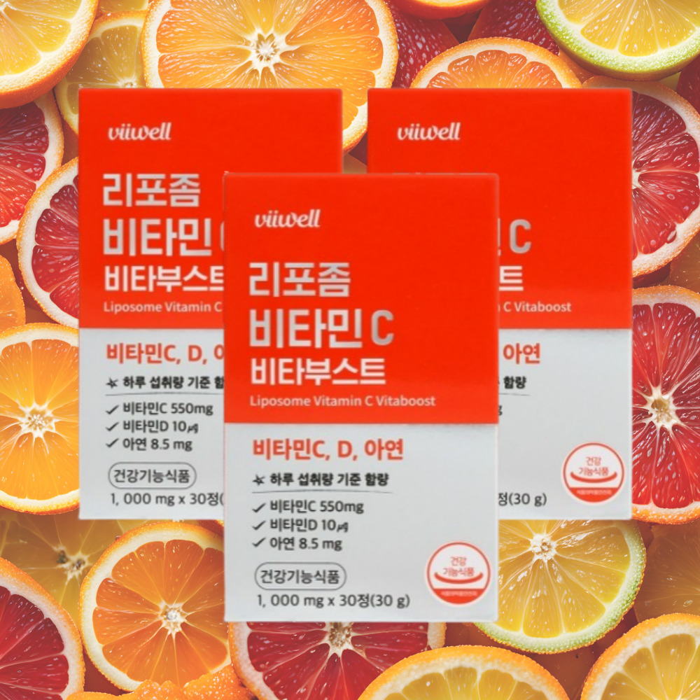 리포좀비타민C 1000mg 3박스 3개월분 고함량 리포좀비타민씨 효능 - 상품 이미지