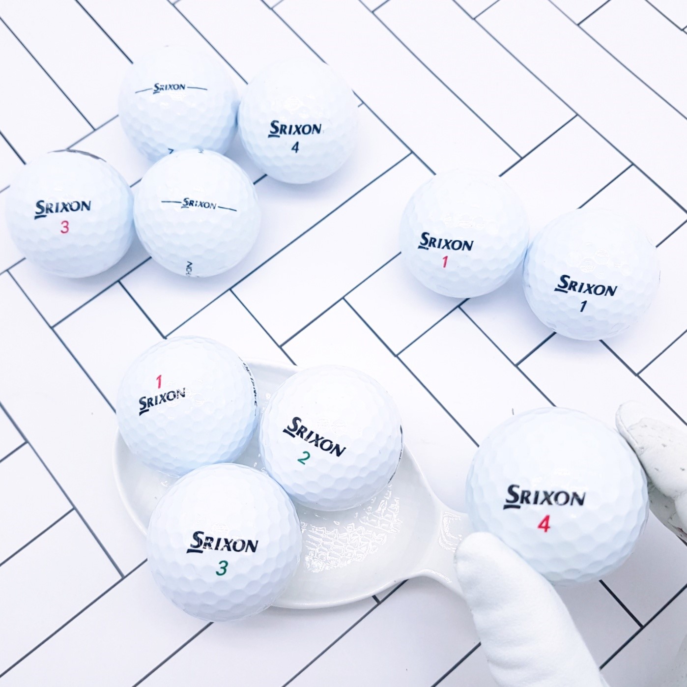 스릭슨 로스트볼 로스트 골프공 A 화이트 10구