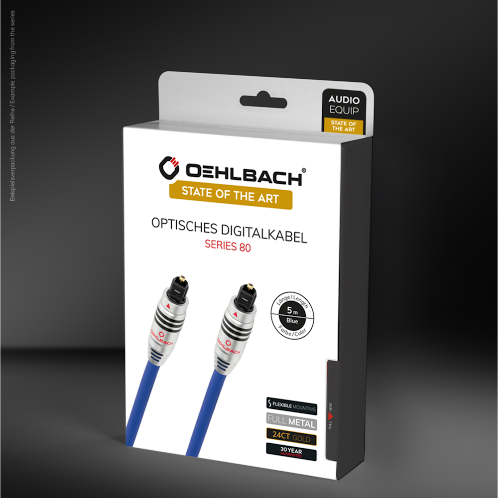 Oehlbach 오엘바흐 SERIES 80 광 케이블 1m (D1C1381) - 상세 이미지 3