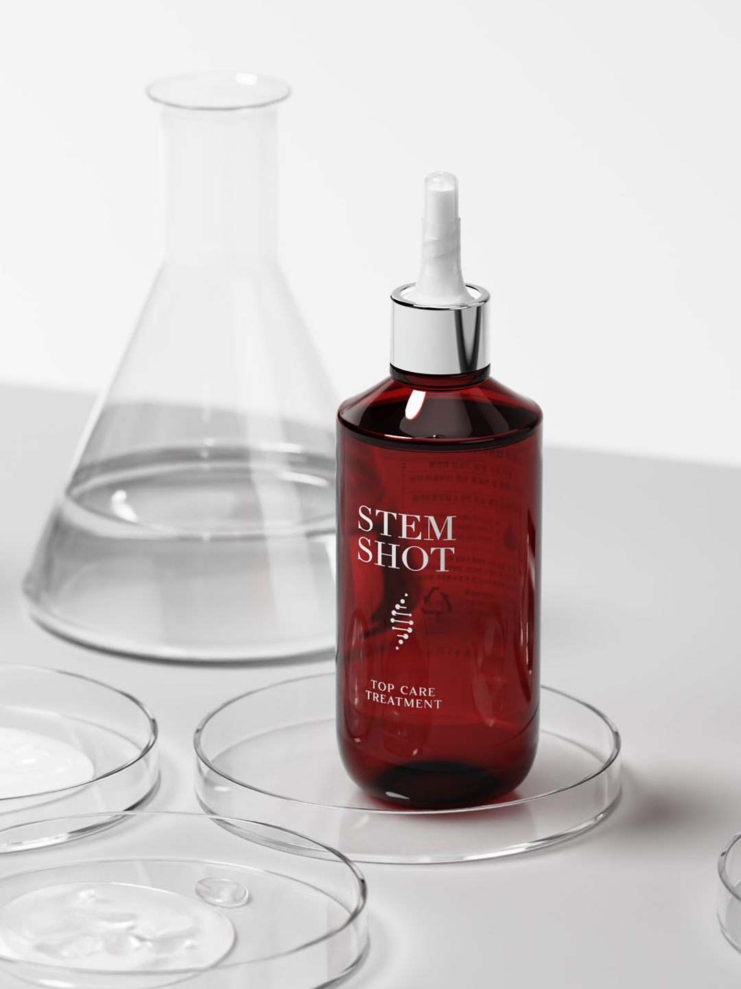 스템샷 탑케어 탈모 트리트먼트 250ml 상한 부시시한 머리 머릿결 복구 바르는 영양제 - 상세 이미지 3