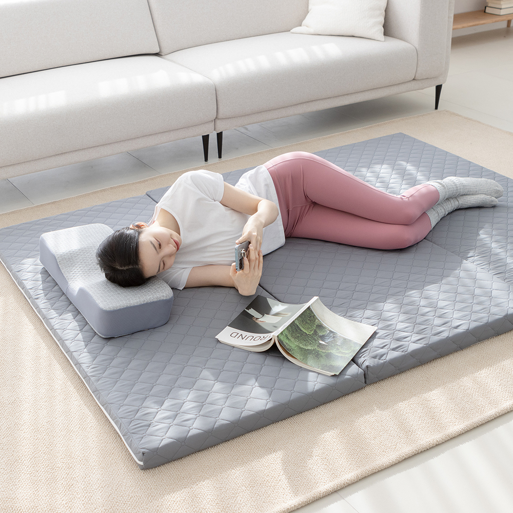 수면도감 탄탄한 매트리스 접이식 침대 바닥 토퍼 매트리스 S