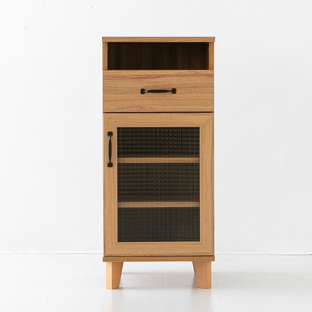 펨바 1문1서랍 수납장 RVM9040LC 400x405x900mm, 3단, 캄포어베니어 6916.8344 - 메인 이미지