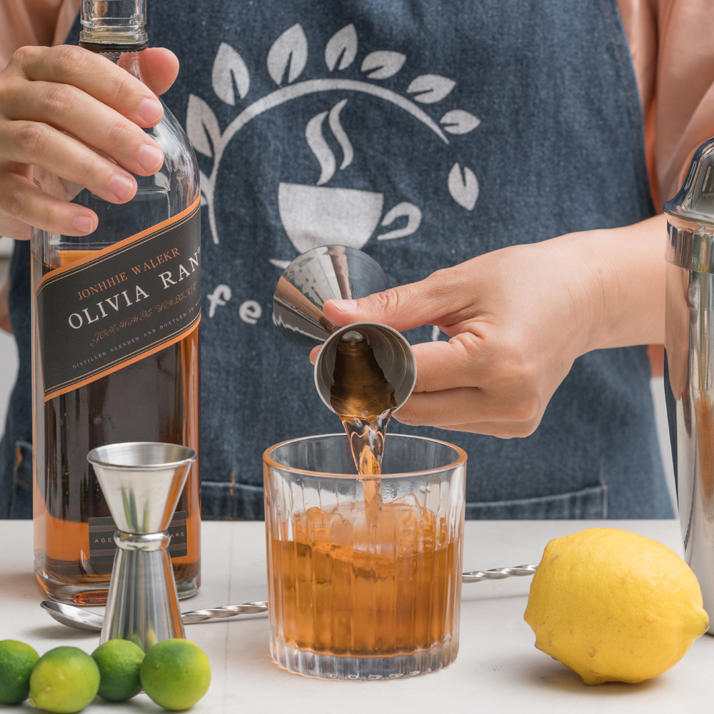 칼딘 더블 사이드 칵테일 베이직 지거 30 / 45ml + 바 스푼 세트 - 상세 이미지 2