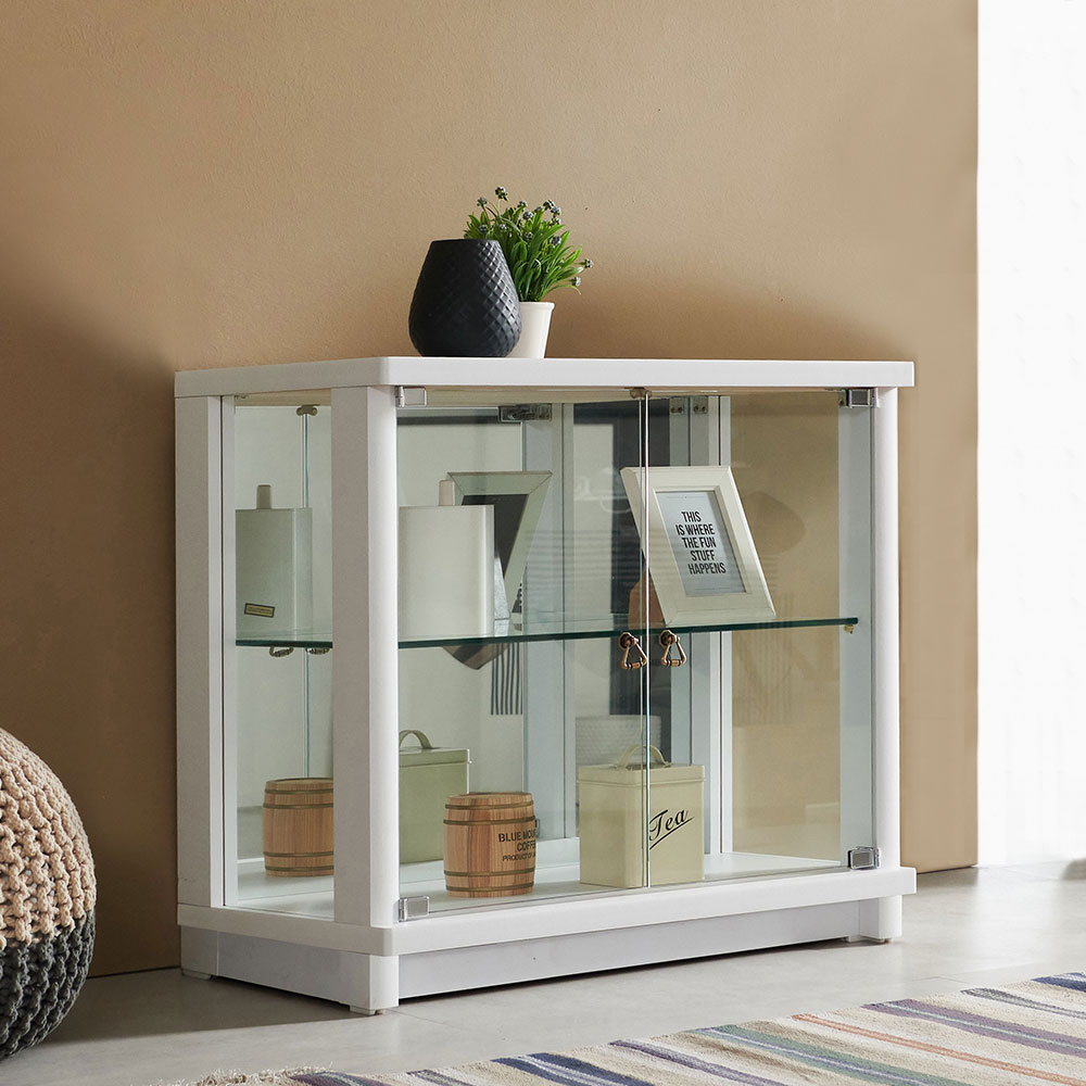 스코나 허스트 760 2단 양주장 유리 진열장 장식장