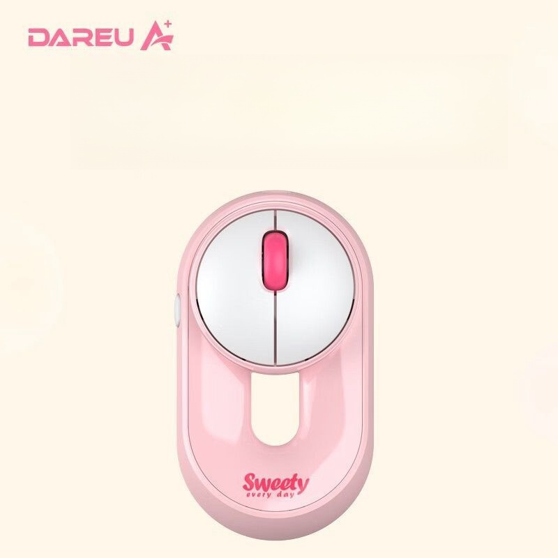 다얼유 마우스 Dareu 도넛 Z10 마우스 블루투스 무선 와이어 3 모드 연결 화이트 - 상세 이미지 2