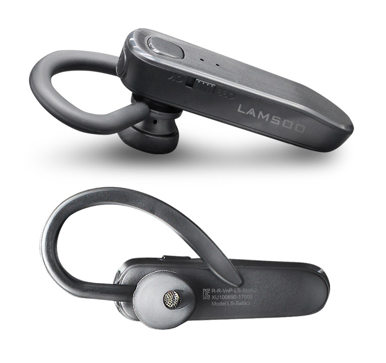 람쏘 신제품 에스톡3 LS-Stalk3 블루투스 퀄컴 칩셋 노이즈캔슬링 핸즈프리 귀걸이형 한쪽 통화용 품질좋은 오픈형 업무용 헤드셋 무선 모노 이어폰