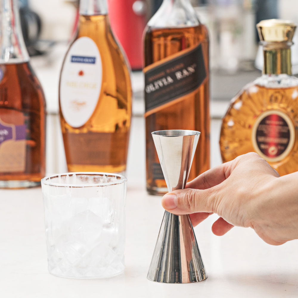 칼딘 더블 사이드 칵테일 베이직 지거 30 / 45ml + 바 스푼 세트 - 상세 이미지 4