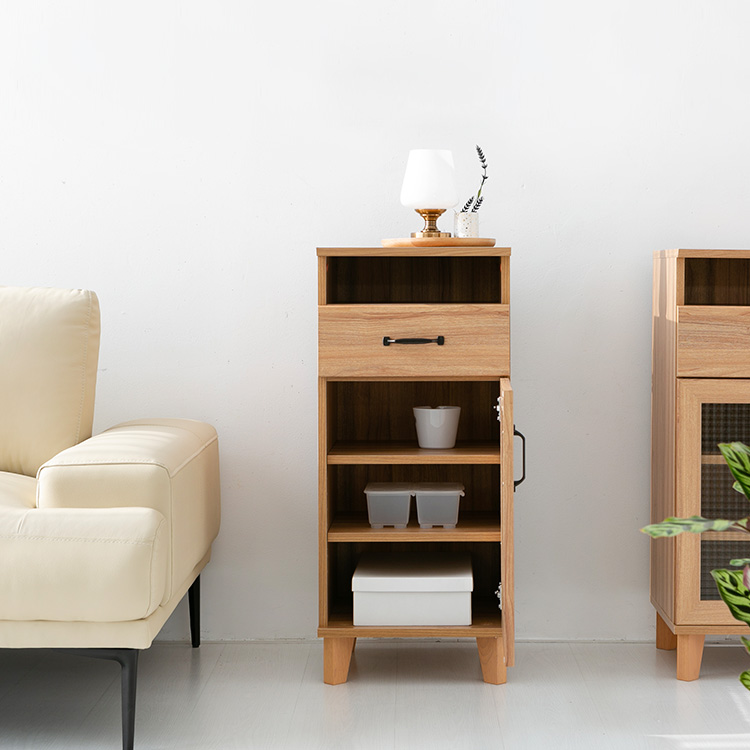 펨바 1문1서랍 수납장 RVM9040LC 400x405x900mm, 3단, 캄포어베니어 6916.8344 - 상세 이미지 5