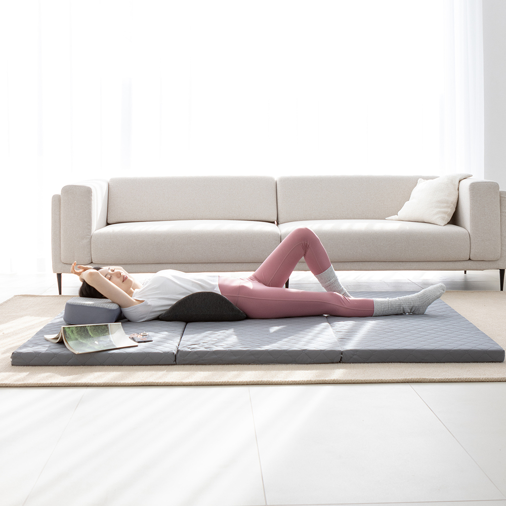 수면도감 탄탄한 매트리스 접이식 침대 바닥 토퍼 매트리스 S