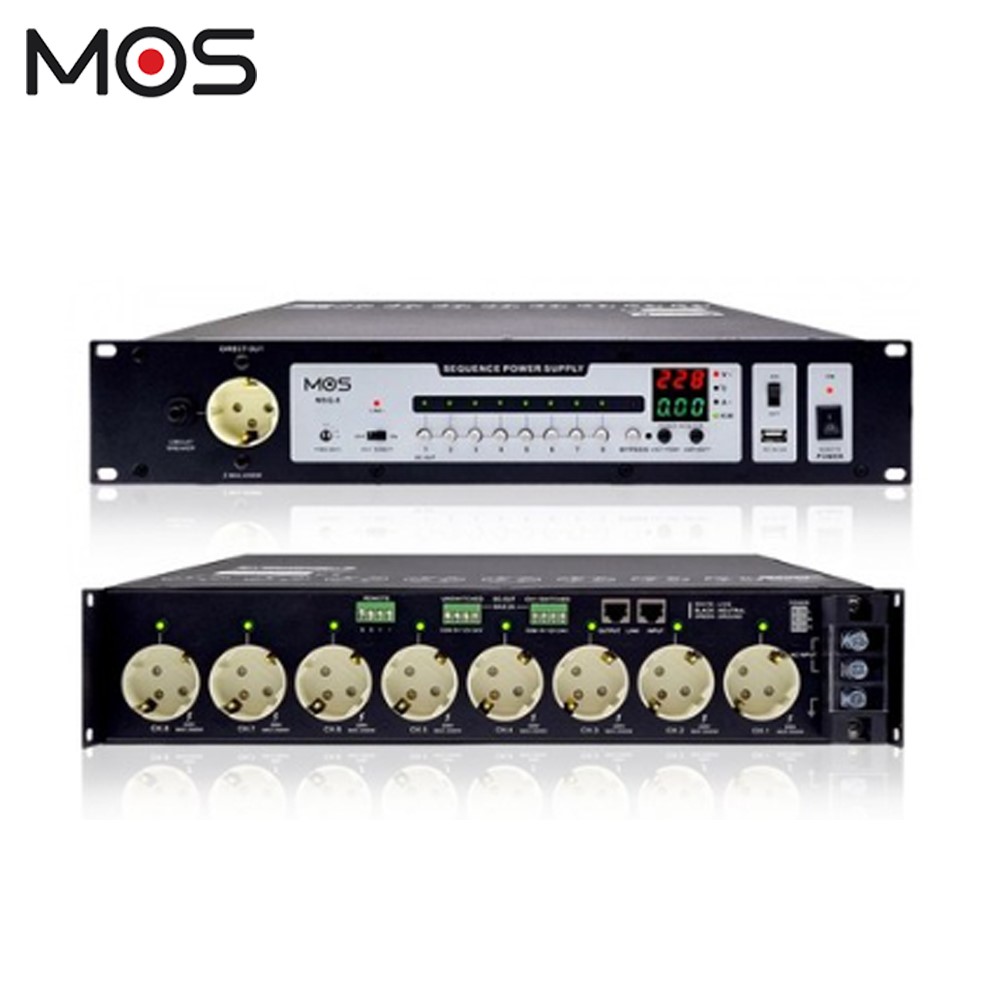 모스 MSQ8 8채널 순차전원공급기 순차전원분배기 MOS MSQ-8 이미지 2