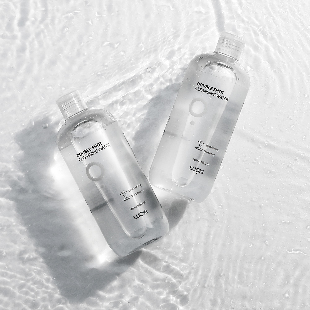 루오끼 더블샷 약산성 저자극 클렌징워터 500ml, 2개 - 상세 이미지 5