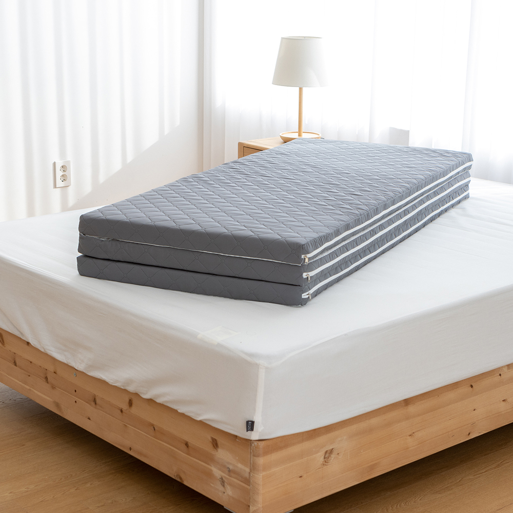 수면도감 탄탄한 매트리스 접이식 침대 바닥 토퍼 매트리스 S